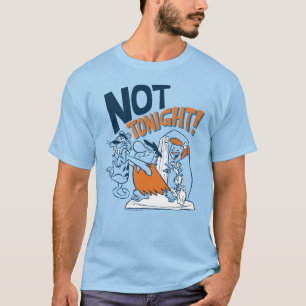 T-shirt Les Pierrafeu   Pas ce soir !
