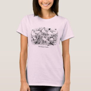 T-shirt Les Pigeons Tumbler à courte vue