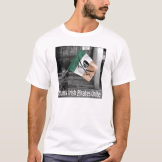 T-SHIRT LES PIRATES IRLANDAIS IVRES UNISSENT