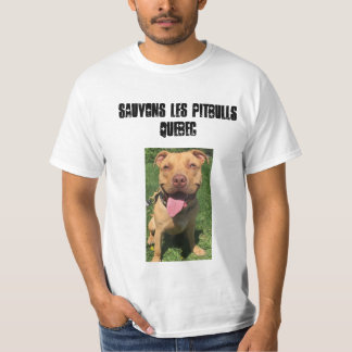 T-shirt Les Pitbulls Québec de Sauvons