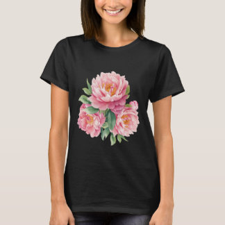 T-shirt Les pivoines