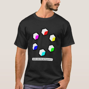 T-shirt Les pixels font le monde circuler