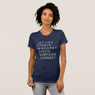 T-shirt Les plages de Nantucket
