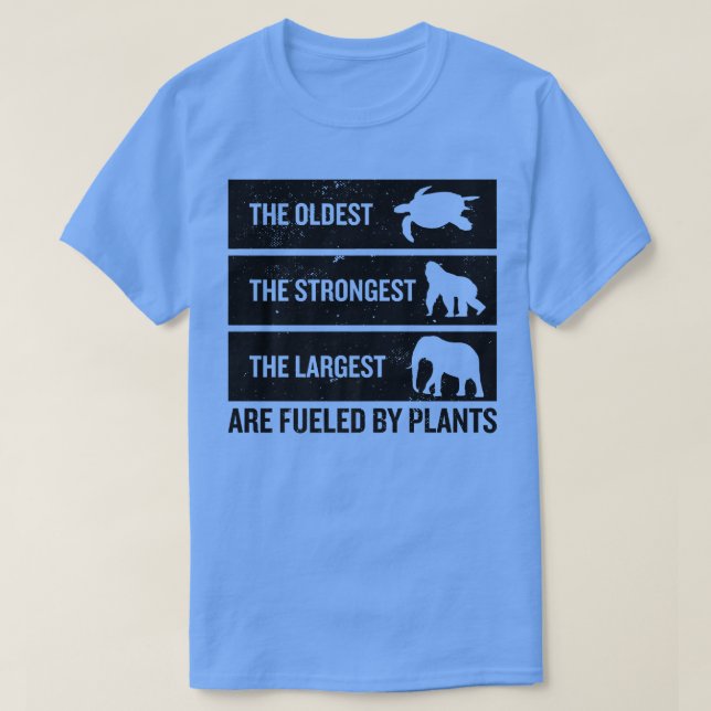 T-shirt Les Plus Anciens Les Plus Forts Sont Alimentés Par (Design devant)