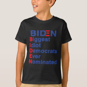 T-shirt Les plus grands Démocrates Idiots ont jamais désig