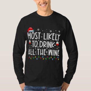 T-shirt Les Plus Susceptibles De Boire Toute L'Équipe Boi