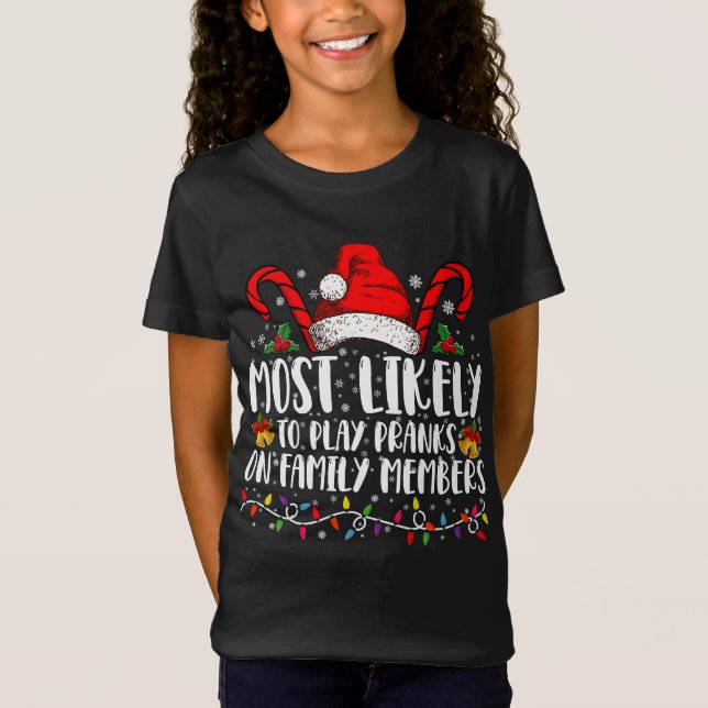 T-Shirt Les Plus Susceptibles De Jouer Des Pratiques Sur L (Devant)