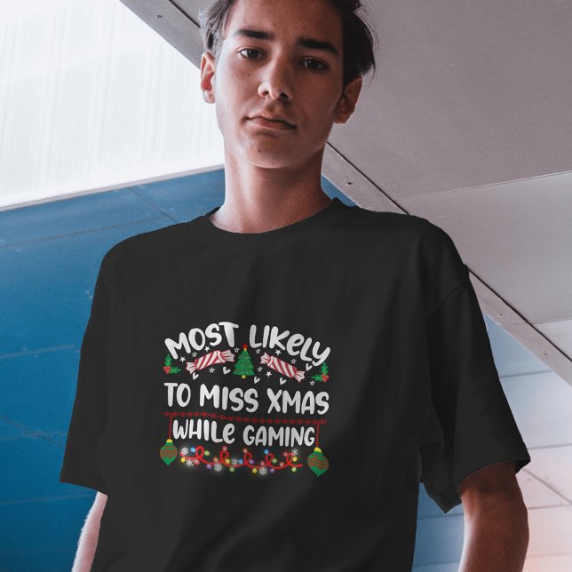 T-shirt Les plus susceptibles de Miss Noël en jouant drôle (Créateur téléchargé)