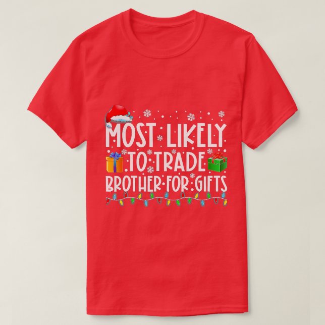 T-shirt Les Plus Susceptibles D'Échanger Fraternité Pour L (Design devant)