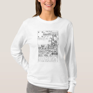 T-shirt Les poissons mettent la carte en commun de jeu