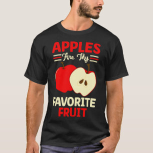 T-shirt Les Pommes Sont Mon Fruit Fruit Fruit Mignonne Poi