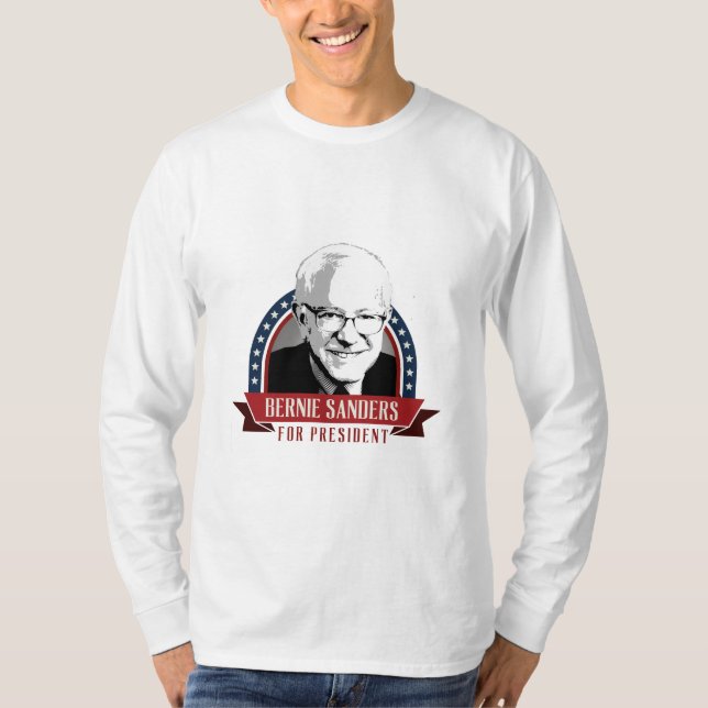T-shirt Les ponceuses de Bernie pour le président 2016 ont (Devant)