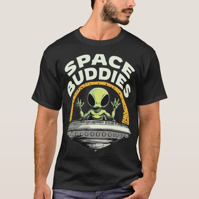 T-shirt Les potes spatiales (Devant)