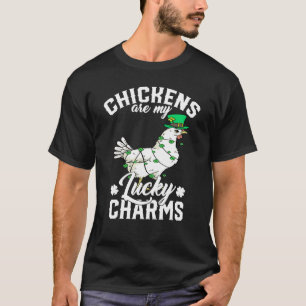 T-shirt Les poulets sont mes porte-bonheur Fête de la Sain