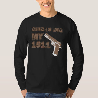 T-shirt Les poussins creusent mon 1911 - Tan