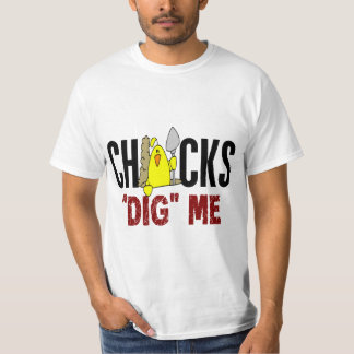 T-shirt Les poussins me creusent