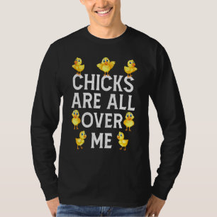 T-shirt Les Poussins Sont Partout Moi Bébé Poulets Garçons