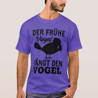 T-shirt Les premières écueils d'oiseaux, l'oiseau amusant 
