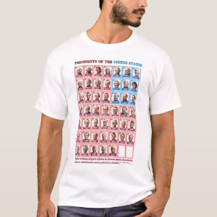T-shirt Les présidents américains caricaturés Trump Appare