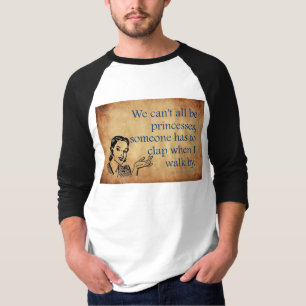 T-shirt Les princesses de SlipperyJoe applaudissent affich