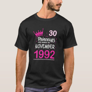 T-shirt Les princesses roses du 30e anniversaire des femme