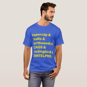 T-shirt Les programmes secrets de la CIA s'arrêtent