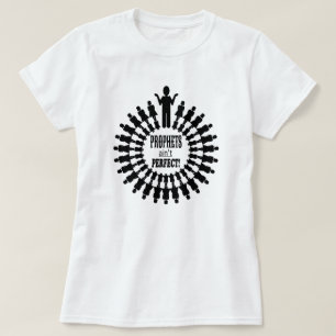 T-shirt Les prophètes n'est pas parfait - conception noir