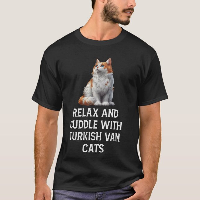 T-shirt Les propriétaires de chats se DÉTENDENT ET CUDDLE  (Devant)