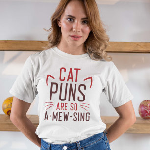 T-shirt Les Puns De Chat Sont Si Étonnants