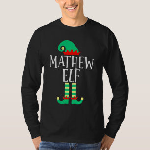 T-shirt Les pyjamas de Noël assortis de la famille Mathew