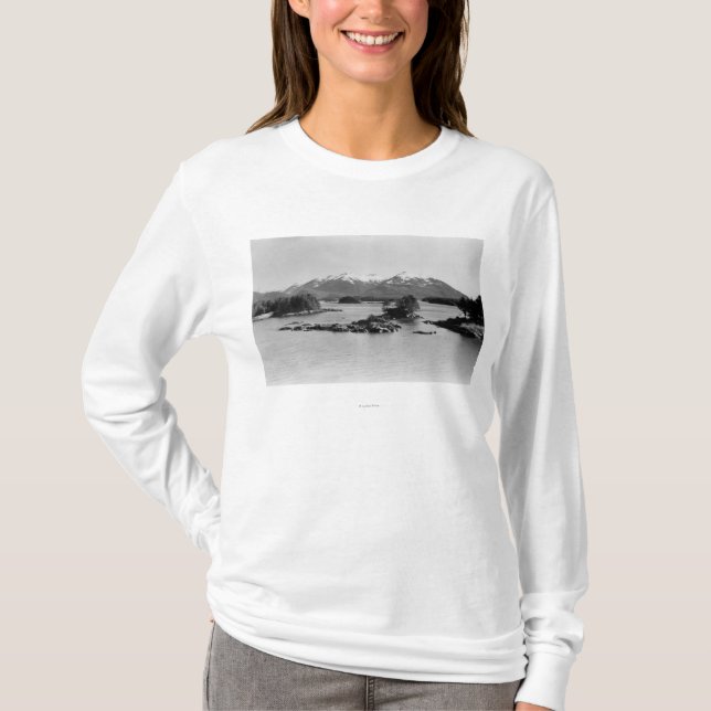 T-shirt Les pyramides chez Sitka, photographie de l'Alaska (Devant)