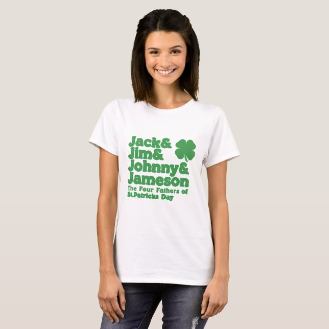 T-shirt Les Quatre Pères de Saint-Patricks (Devant entier)