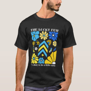 T-shirt Les Quelques Chanceux Floral Syndrome de Down