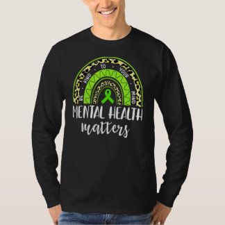 T-shirt Les Questions De Santé Mentale Soyez Conformes À V