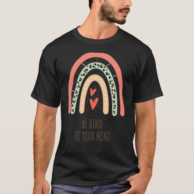 T-shirt Les Questions De Sensibilisation À La Santé Mental (Devant)