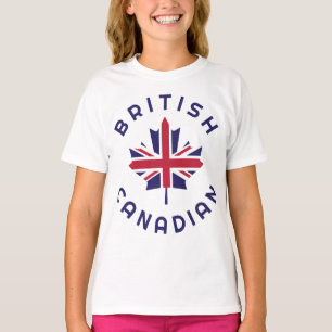 T-shirt Les racines britanniques canadiennes
