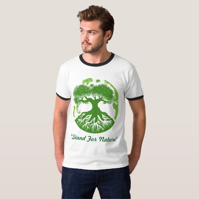 T-shirt "Les racines du renouveau" (Devant entier)