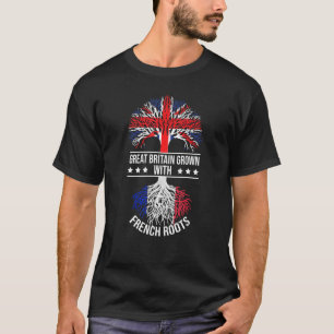 T-shirt Les racines françaises Les immigrants Ancêtres Gra