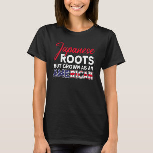T-shirt Les Racines Japonaises Mais Se Sont Développées En