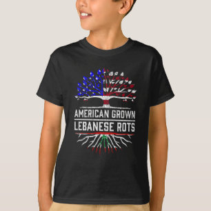 T-shirt Les racines libanaises fières des Américains au