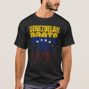 T-shirt Les racines vénézuéliennes Drapeau du patrimoine v