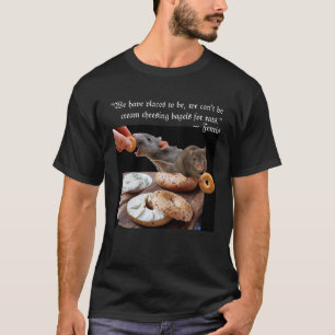 T-shirt les rats aiment les bagels