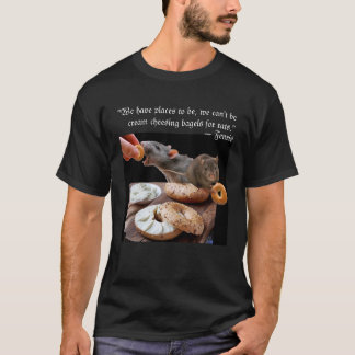 T-shirt les rats aiment les bagels