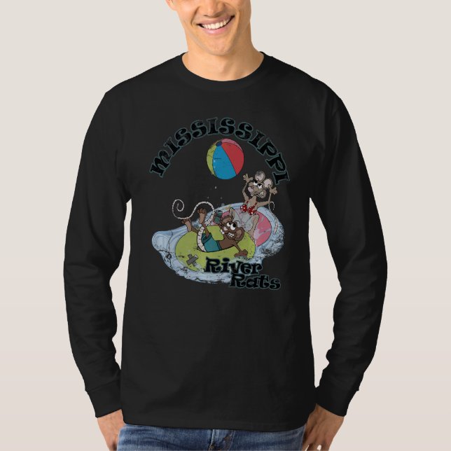 T-shirt Les rats du fleuve Mississippi sont en détresse (Devant)