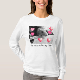 T-shirt Les rats ont volé mon coeur !