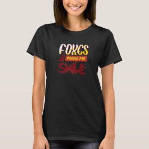 T-shirt Les renards me font sourire Faune Nature Forêt Ani