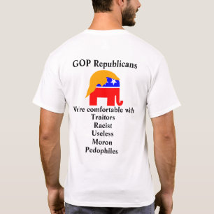 T-shirt Les républicains du parti républicain avec qui nou