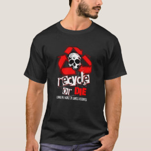 T-shirt Les ressources limitées réutilisent la chemise