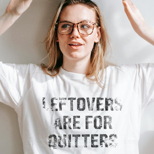 T-shirt Les Restes Sont Pour Les Lâcheurs Jour De Thanksgi