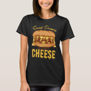 T-shirt Les Rêves Sucrés Sont Faits De Cheese Cheeseburger